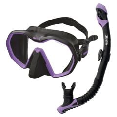 Seac Icona Maske Şnorkel Set Lila