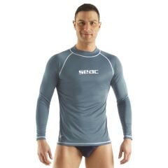 Seac T-Sun Gri Uzun Kollu Erkek Rashguard