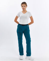 Mapamyumco Quick Dry Kadın Trekking Pantolon-MAVİ