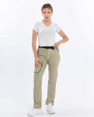 Mapamyumco Quick Dry Kadın Trekking Pantolon-BEJ