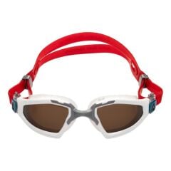 Aquasphere Kayenne Pro Polarize Lens Beyaz Yüzücü Gözlüğü