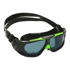 Aquasphere Seal 2.0 Koyu Cam - Siyah/Yeşil Yüzücü Gözlüğü