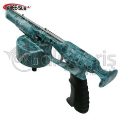 Cabrio (Açık Kafa) Turkuaz Camo Zıpkın