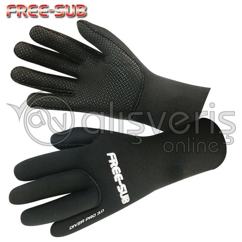 Diver Pro 5mm Black Neopren Eldiven