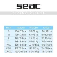 Seac Relax 2.2 MM Erkek Dalış Elbisesi