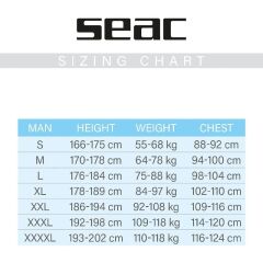 Seac Relax 2.2 MM Erkek Dalış Elbisesi