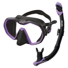 Seac Icona Maske Şnorkel Set Lila