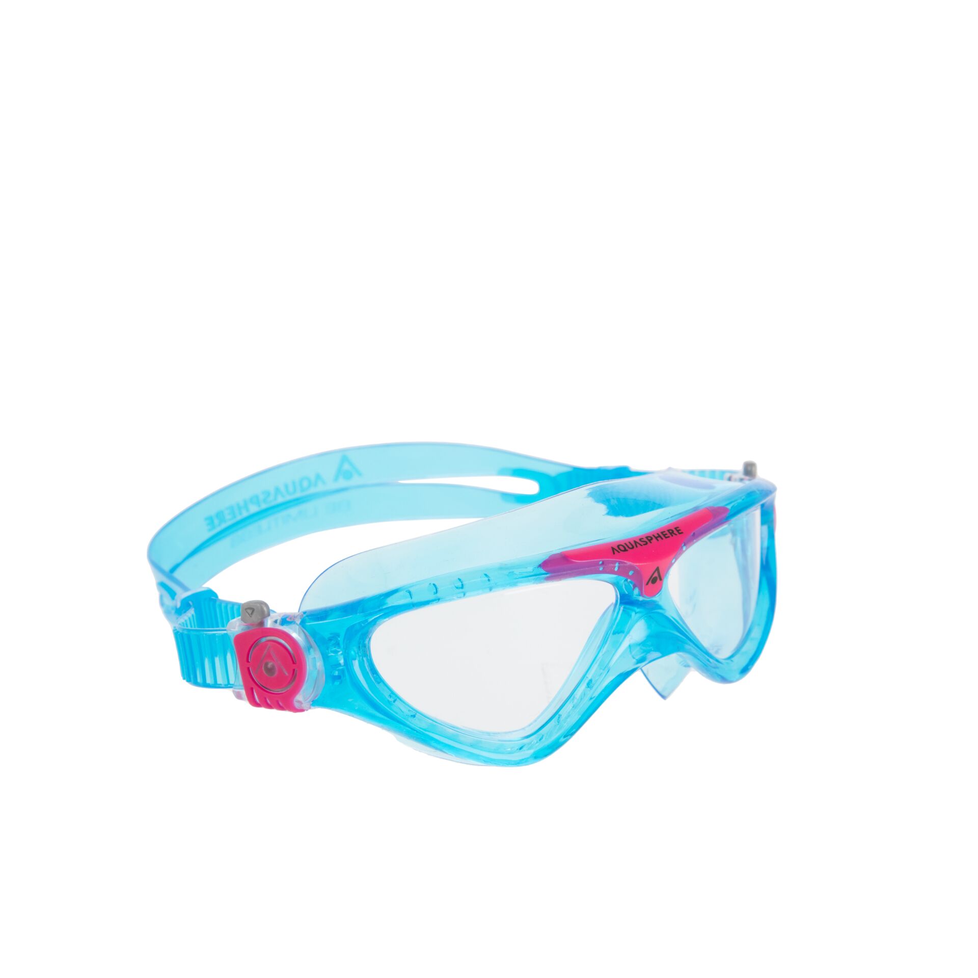 Aquasphere Vista Junior Şeffaf Cam - Turkuaz/Pembe Yüzücü