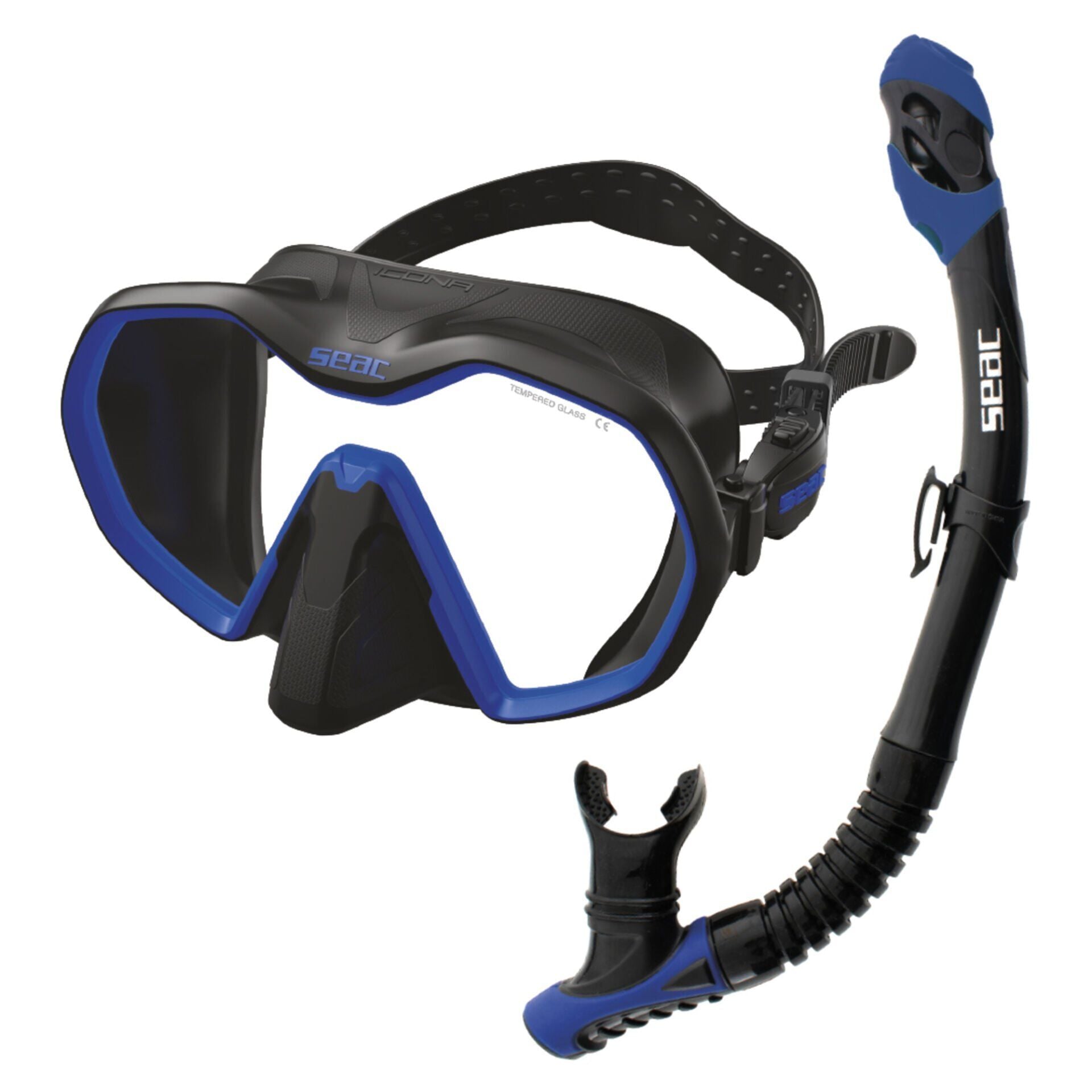 Seac Icona Maske Şnorkel Set Mavi