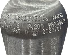 7,0 L. Alüminyum Tüp Vanalı (Dalış Tüpü)