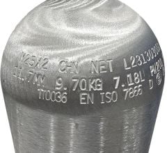 7,0 L. Alüminyum Tüp Vanalı (Dalış Tüpü)
