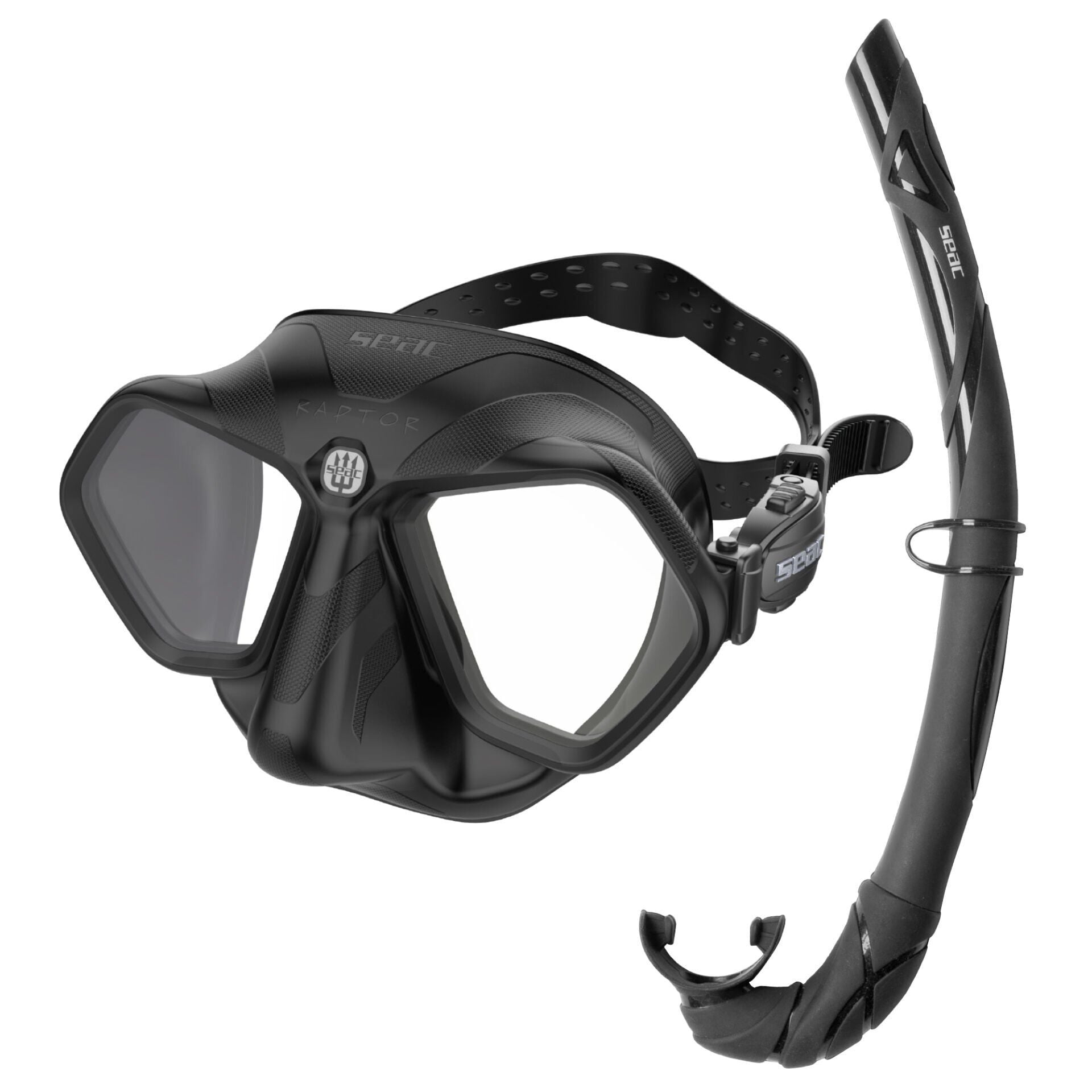 Seac Raptor Maske Şnorkel Set Siyah