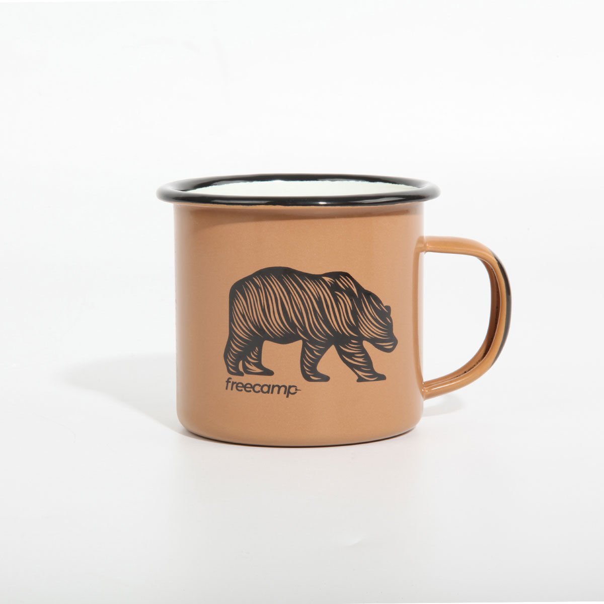 FreeCamp Campers Emaye Mug 350ml-BEJ