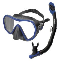 Seac Ajna Maske Şnorkel Set Mavi