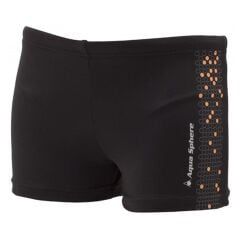 Aqua Sphere Delta Black Orange Çocuk Mayosu 8 YAŞ