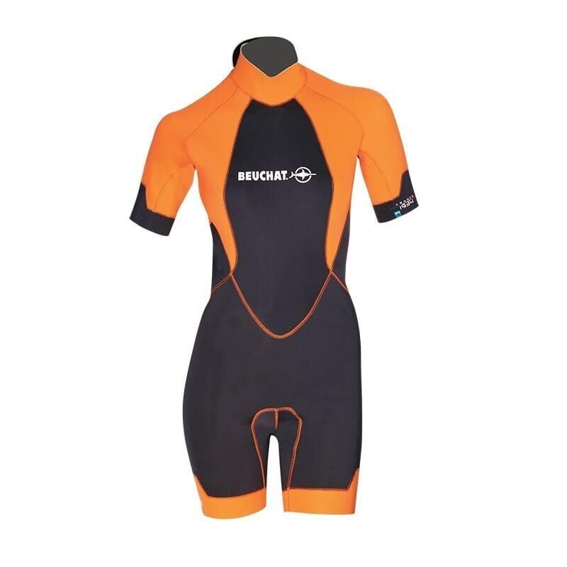 BEUCHAT Shorty ATOLL, 3 mm Kadın Turuncu