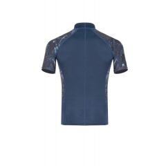 BEUCHAT Rash Guard ATOLL SEAWEED, Kısa kollu, Erkek