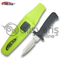 Slim Sarı Sualtı Av Bıçağı