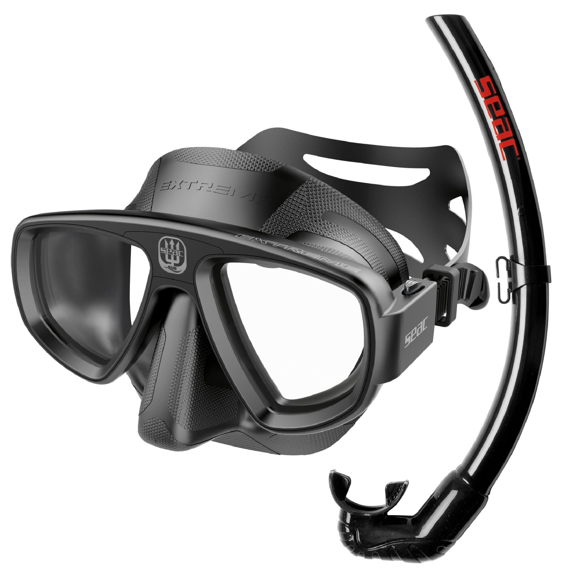Seac Extreme Siyah Maske Şnorkel Set