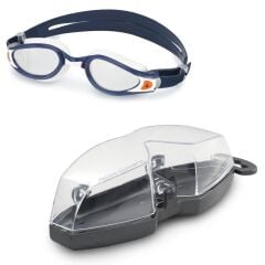 Aqua Sphere Kaiman Exo Şeffaf Lens - Mavi/Beyaz Yüzücü Gözlüğü