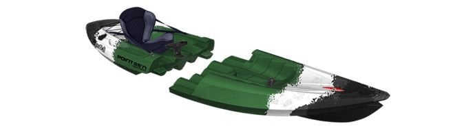 Point65 Tequila GTX Angler Solo Kano-YEŞİL