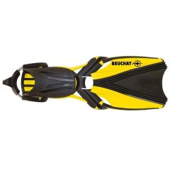 BEUCHAT Palet Açık AQUABIONIC EVO, Sarı, Çelik Yaylı Kayış İle