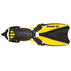 BEUCHAT Palet Açık AQUABIONIC EVO, Sarı, Çelik Yaylı Kayış İle