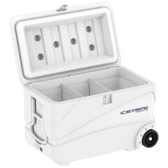IcePeak CoolCraft 80 Tekerlekli Buzluk 75.2 Litre-BEYAZ