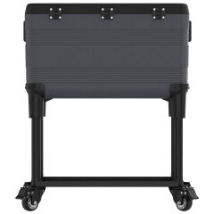 IcePeak Patio 70 Tekerlekli Raflı Buzluk 65.8 Litre