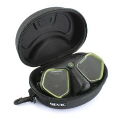 Seac Raptor Siyah Silikon Yeşil Dalış Maskesi