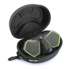 Seac Raptor Siyah Silikon Yeşil Dalış Maskesi