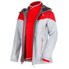 Regatta Carletta II 3in1 Kadın Ceket-KIRMIZI-GRİ