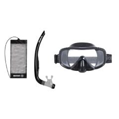 BEUCHAT SET MS OCEO Maske Şnorkel (Tahliyeli) Siyah