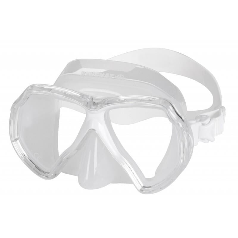 BEUCHAT Maske X-CONTACT-2 EVO, Beyaz, Şeffaf