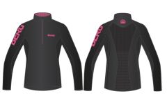Berg Endura Uzunkollu Kadın T-Shirt-SİYAH