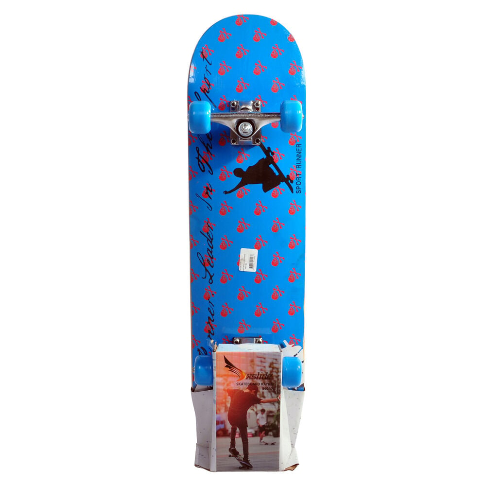 Xslide SkateBoard Kaykay-MAVİ-BEYAZ
