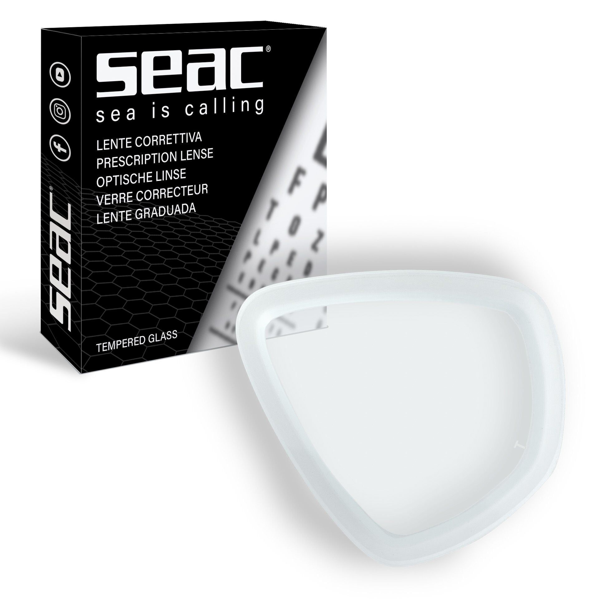 Seac Eagle Maske Optik Cam