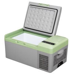 Icepeak Zagne Kompresörlü Buzdolabı 15.5 Litre-GRİ-YEŞİL